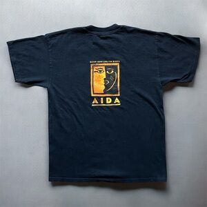 Vintage Elton John And Tim Rice Aida Broadway Musical T Shirt Y2K Disney Tee